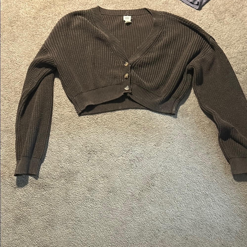 Women's Ribbed Cardigan Sweater